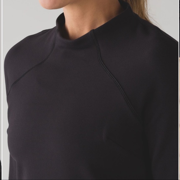 Lululemon Hill and Valley Mock Neck Top in Black - Picture 7 of 13